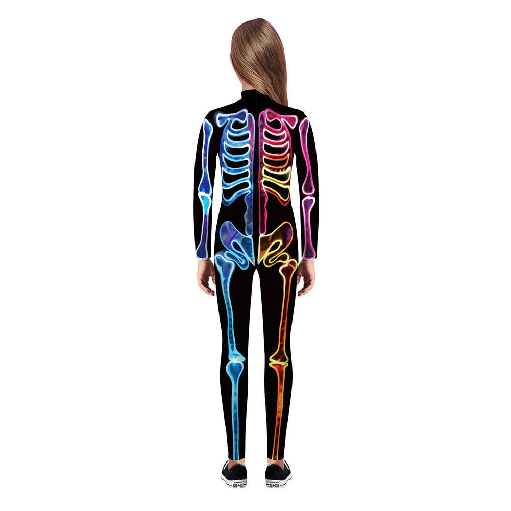 YESFASHION Halloween Digital Print Cos Cosplayer Jumpsuit