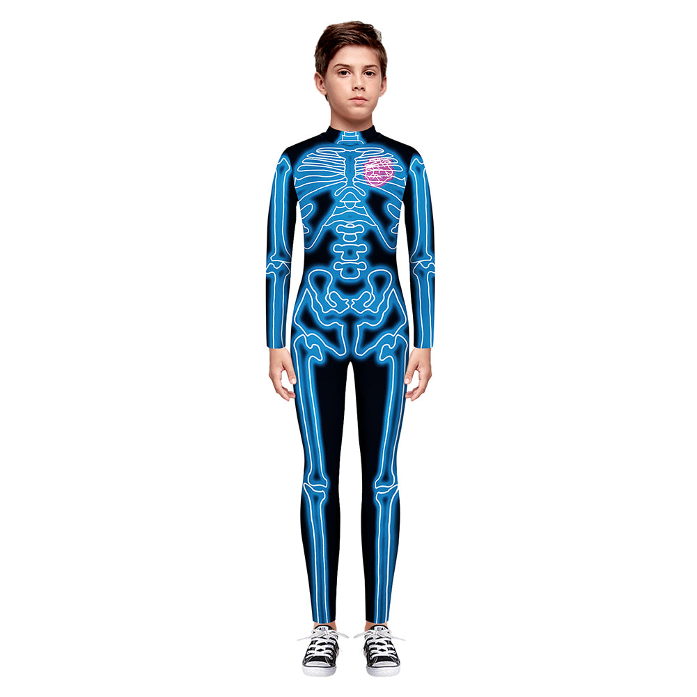 YESFASHION Halloween Digital Print Cos Cosplayer Jumpsuit