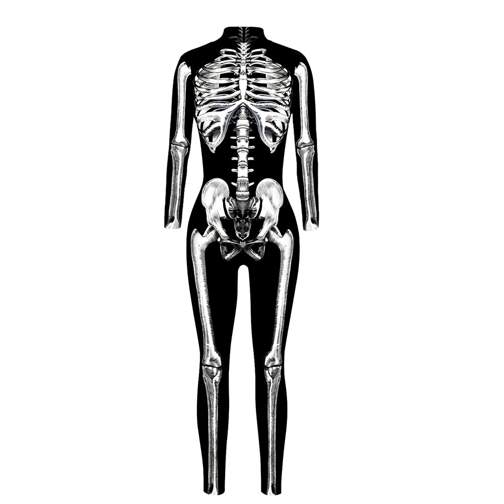 YESFASHION Halloween Digital Print Cos Cosplayer Jumpsuit