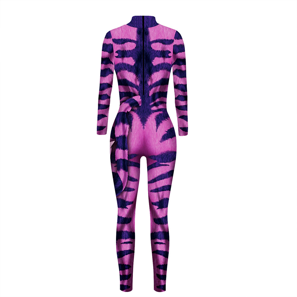 YESFASHION Halloween Digital Print Cos Cosplayer Jumpsuit