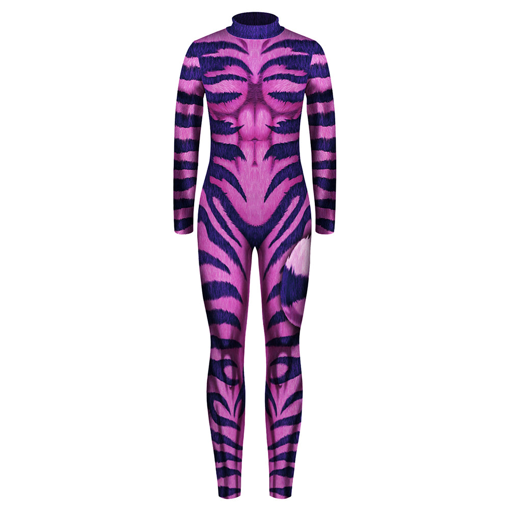 YESFASHION Halloween Digital Print Cos Cosplayer Jumpsuit