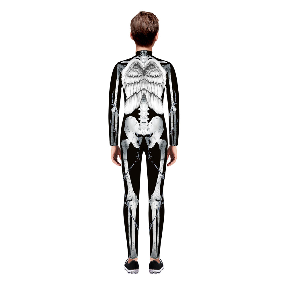 YESFASHION Halloween Digital Print Cos Cosplayer Jumpsuit