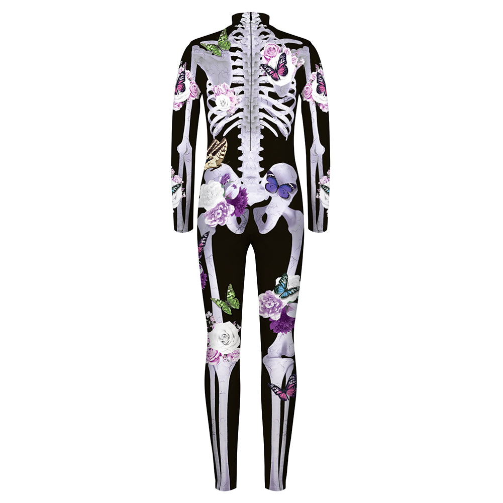 YESFASHION Halloween Digital Print Cos Cosplayer Jumpsuit