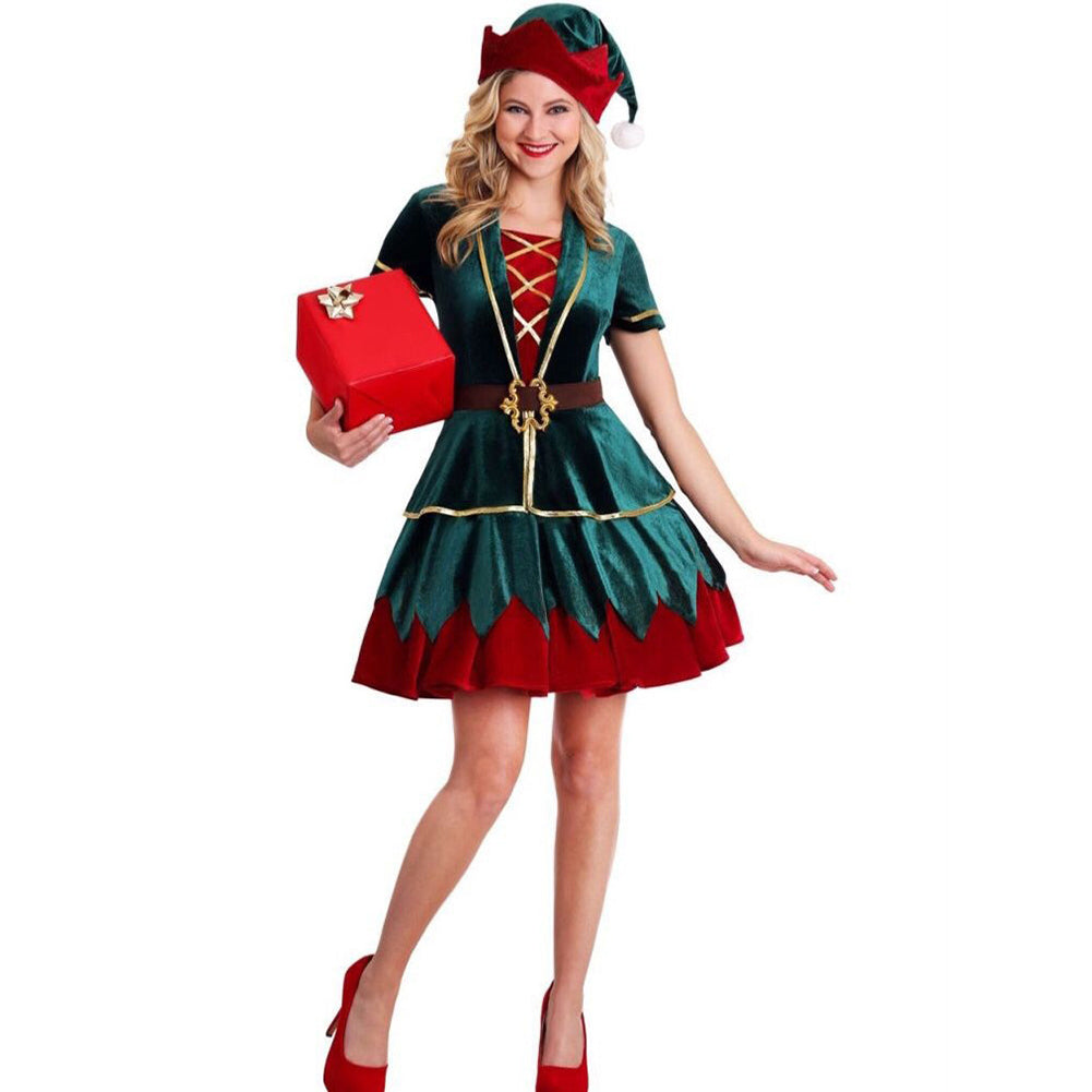 YESFASHION Couple Christmas Costumes Sets Cosplay